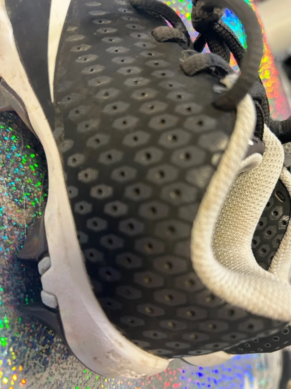 Nike Kids Black and White Athletic Sneakers